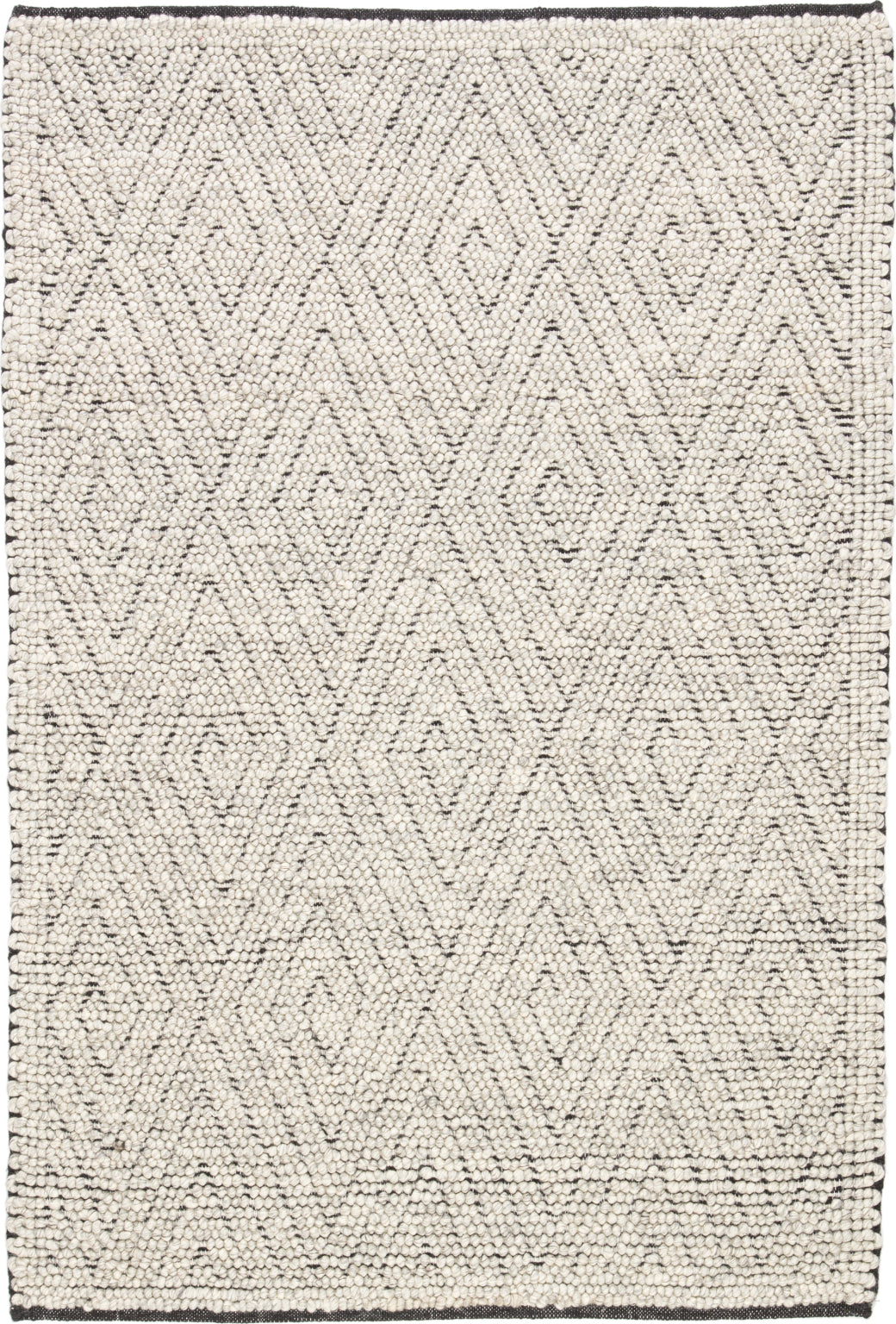 Jaipur Genteel Striped Gray/ Cream Area Rug - 2'8 x 8