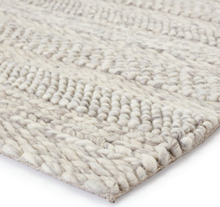 Jaipur Living Scandinavia Dula Lagom SCD27 Ivory/Light Gray Area Rug Corner Image