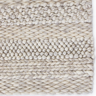 Jaipur Living Scandinavia Dula Lagom SCD27 Ivory/Light Gray Area Rug Detail Image