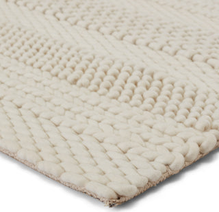 Jaipur Living Scandinavia Dula Lagom SCD28 Ivory Area Rug Corner Image