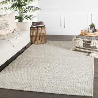 Jaipur Living Scandinavia Rakel Karlstadt SCR10 Taupe/White Area Rug Lifestyle Image Feature