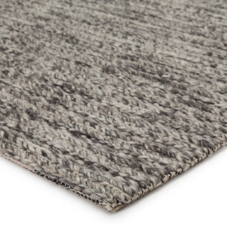 Jaipur Living Scandinavia Rakel Grams SCR13 Gray/Ivory Area Rug Corner Image