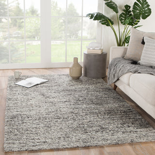 Jaipur Living Scandinavia Rakel Grams SCR13 Gray/Ivory Area Rug Lifestyle Image Feature