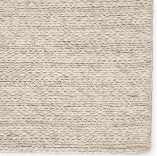 Jaipur Living Scandinavia Rakel Grams SCR14 Cream/Light Gray Area Rug Corner Close Up Image