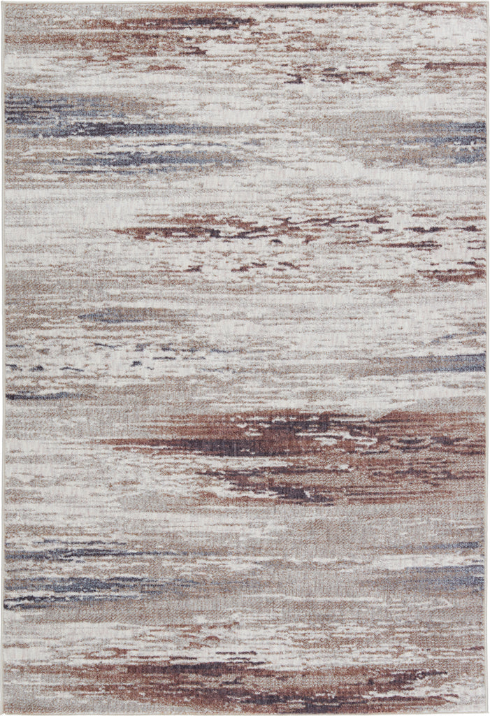 Jaipur Living Seismic Oberon SEI02 Light Gray/Brown Area Rug by Vibe