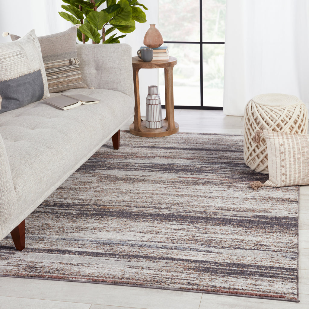Jaipur Living Seismic Favre SEI03 Light Gray/Charcoal Area Rug by Vibe Lifestyle Image Feature