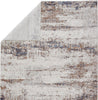 Jaipur Living Seismic Shale SEI04 Light Gray/Tan Area Rug by Vibe Folded Backing Image