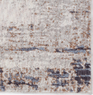 Jaipur Living Seismic Shale SEI04 Light Gray/Tan Area Rug by Vibe Corner Close Up Image