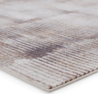 Jaipur Living Seismic Sixton SEI05 Light Gray/Brown Area Rug by Vibe