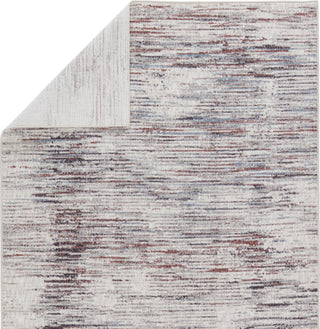 Jaipur Living Seismic Wystan SEI06 Gray/Burgundy Area Rug by Vibe Folded Backing Image