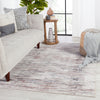 Jaipur Living Seismic Wystan SEI06 Gray/Burgundy Area Rug by Vibe Lifestyle Image Feature