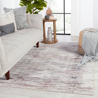 Jaipur Living Seismic Wystan SEI06 Gray/Burgundy Area Rug by Vibe Lifestyle Image Feature