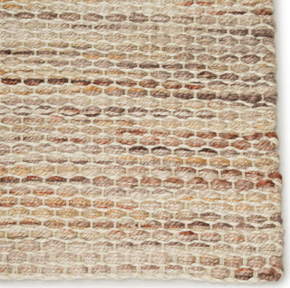 Jaipur Living Sequoia Cirra SEQ01 Ivory/Terra Cotta Area Rug Corner Close Up Image