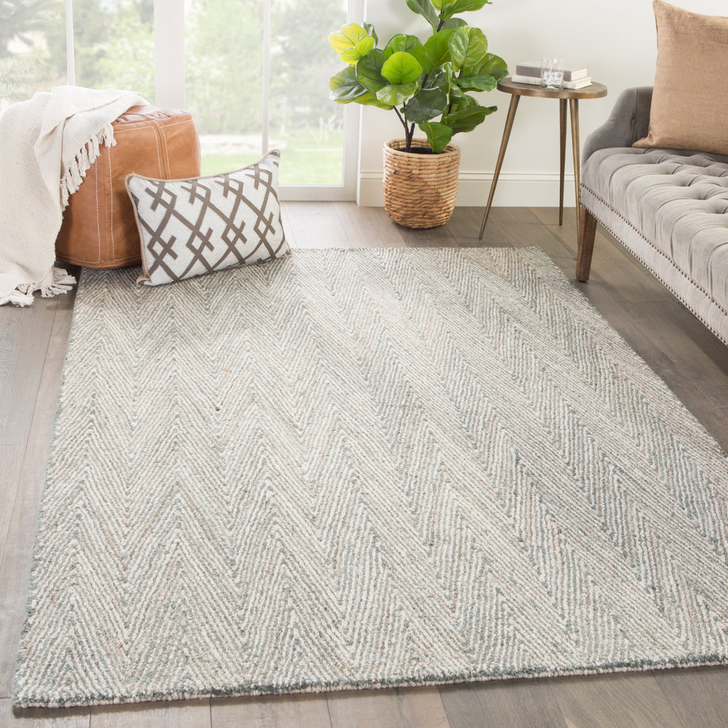 Jaipur Living Silvermine Carter SIV04 Gray Area Rug Lifestyle Image Feature