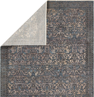 Jaipur Living Solene Feronia SLE02 Blue/Cream Area Rug Backing Image