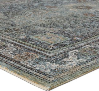 Jaipur Living Solene Israfel SLE04 Blue/Green Area Rug Corner Image