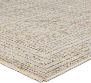 Jaipur Living Solene Vesper SLE07 Cream/Light Gray Area Rug Corner Image