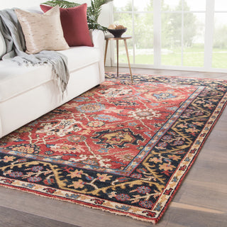 Jaipur Living Salinas Aika SLN02 Red/Multicolor Area Rug Lifestyle Image Feature