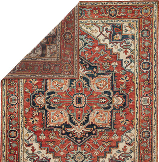 Jaipur Living Salinas Willa SLN05 Red/Multicolor Area Rug Folded Backing Image