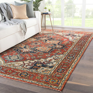 Jaipur Living Salinas Willa SLN05 Red/Multicolor Area Rug Lifestyle Image Feature