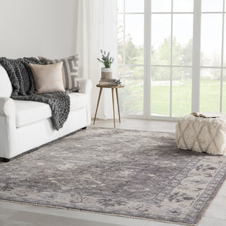 Jaipur Living Salinas Kella SLN12 Gray Area Rug Lifestyle Image Feature