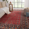 Jaipur Living Salinas Donte SLN13 Red/Blue Area Rug Lifestyle Image Feature