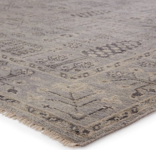 Jaipur Living Salinas Ginerva SLN15 Gray Area Rug Corner Image