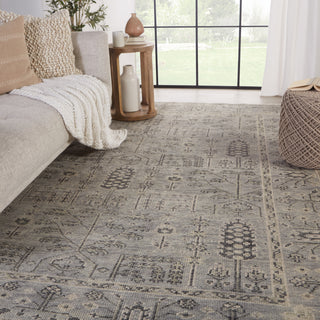 Jaipur Living Salinas Ginerva SLN15 Gray Area Rug Lifestyle Image Feature