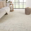 Jaipur Living Salinas Ginerva SLN16 Cream/Green Area Rug Lifestyle Image Feature