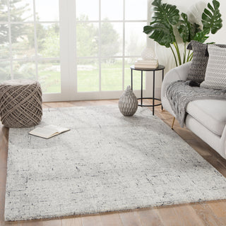 Jaipur Living Salix Macklin SLX02 Light Gray/Light Blue Area Rug Lifestyle Image Feature