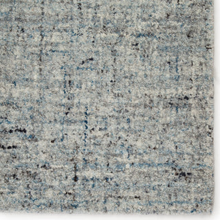 Jaipur Living Salix Macklin SLX03 Light Blue/Gray Area Rug Corner Close Up Image