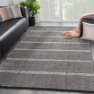 Jaipur Living Subra Tempo SNK19 Black/White Area Rug by Nikki Chu Lifestyle Image Feature