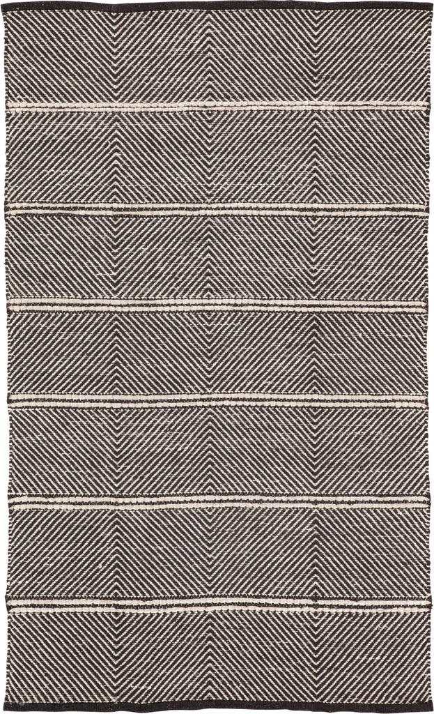 Jaipur Living Subra Tempo SNK19 Black/White Area Rug by Nikki Chu