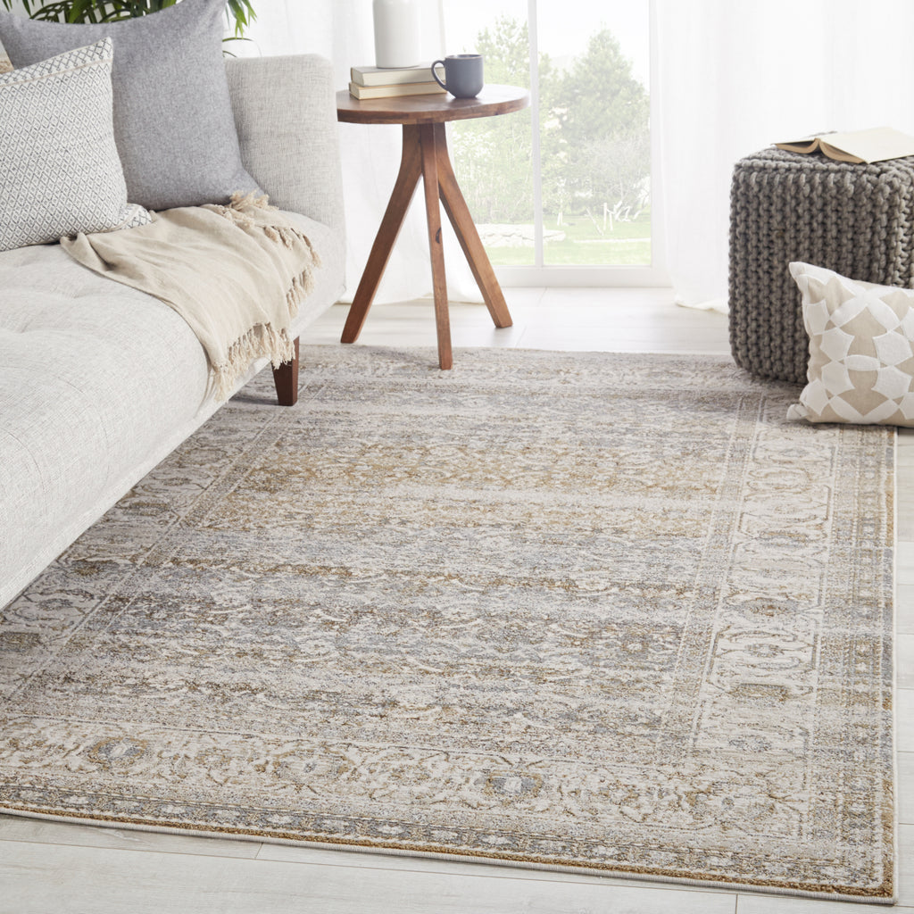 Jaipur Living Sinclaire Ilias SNL03 Gray/Tan Area Rug by Vibe Lifestyle Image Feature