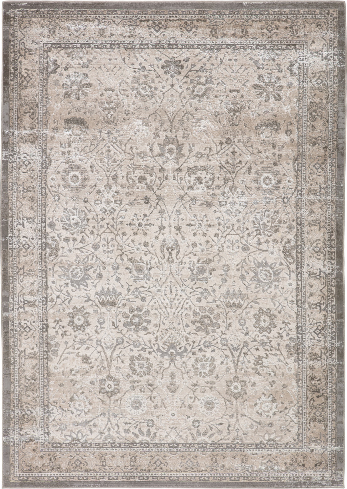 Jaipur Living Sinclaire Odel SNL05 Gray/White Area Rug by Vibe Main Image