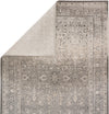 Jaipur Living Sinclaire Safiyya SNL06 Gray/White Area Rug by Vibe Folded Backing Image