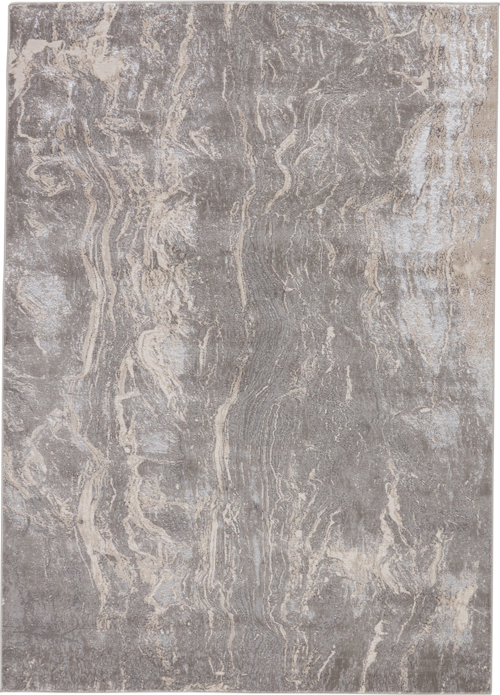 Jaipur Living Sinclaire Druzy SNL08 Gray/Cream Area Rug - Top Down