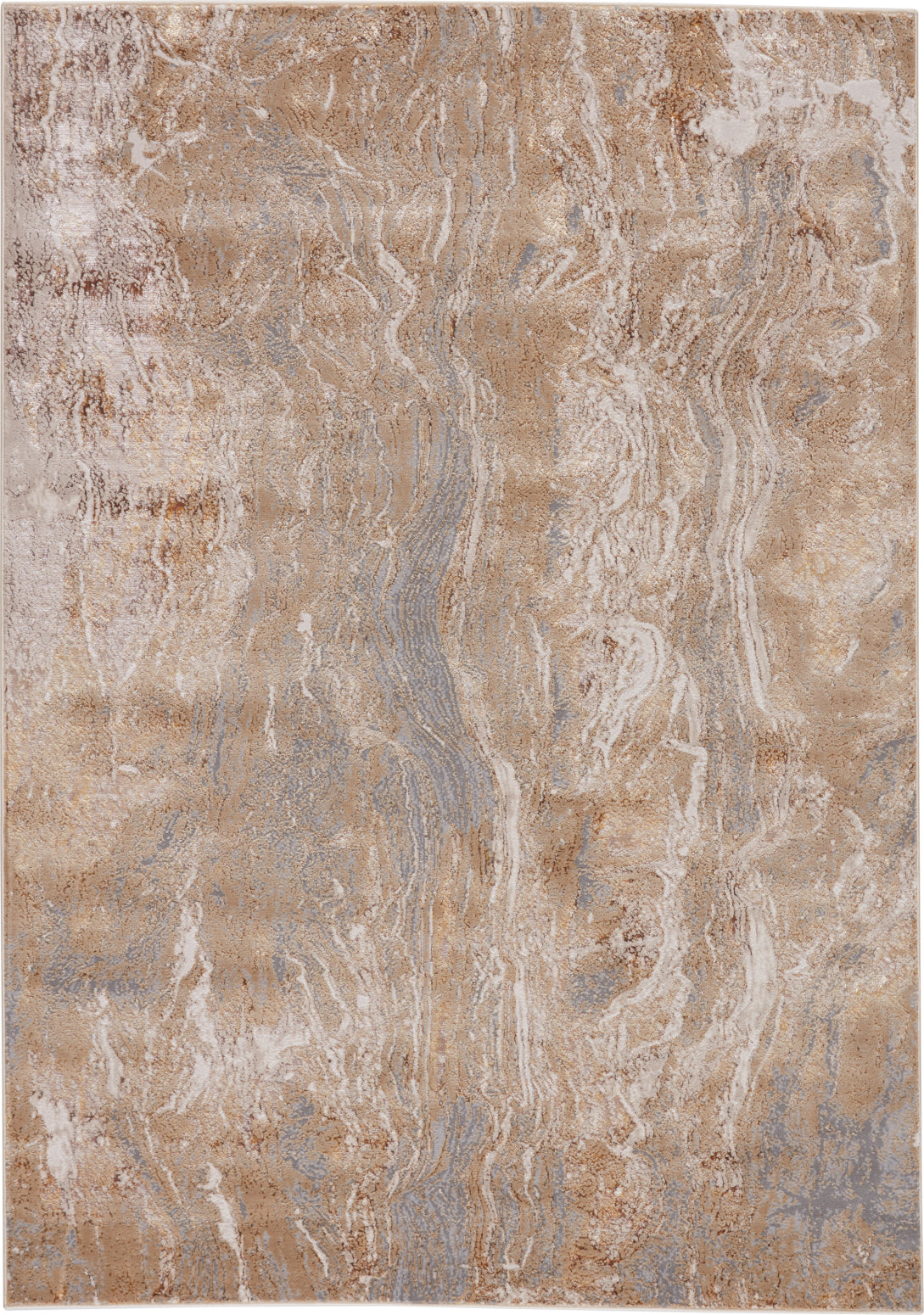 Jaipur Living Sinclaire Druzy SNL09 Gold/Gray Area Rug - Top Down
