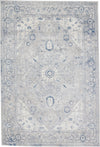 Jaipur Living Solace Dianella SOC02 Light Gray/Dark Blue Area Rug by Vibe - Top Down