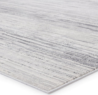 Jaipur Living Solace Zesiro SOC04 Gray/Ivory Area Rug by Vibe - Corner