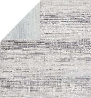 Jaipur Living Solace Zesiro SOC04 Gray/Ivory Area Rug by Vibe - Folded Corner