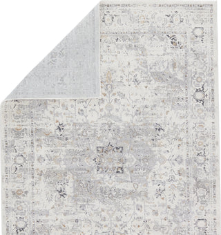 Jaipur Living Solace Ellington SOC06 Cream/Gray Area Rug by Vibe - Folded Corner