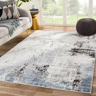 Jaipur Living Solstice Altair SOL05 White/Blue Area Rug Lifestyle Image Feature