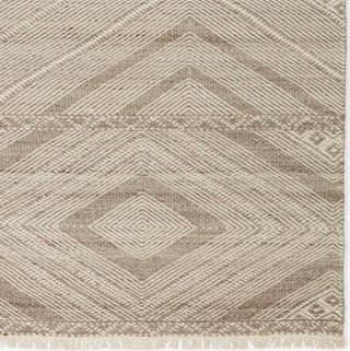 Jaipur Living Satori Suriya STR01 Taupe/Cream Area Rug Detail Image