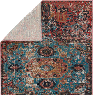 Jaipur Living Swoon Presia SWO01 Red/Teal Area Rug by Vibe