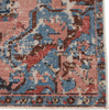 Jaipur Living Swoon Diem SWO02 Blue/Pink Area Rug by Vibe Corner Close Up Image