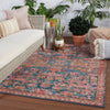 Jaipur Living Swoon Maven SWO05 Pink/Blue Area Rug by Vibe Room Scene Image