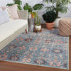 Jaipur Living Swoon Farella SWO10 Blue/Pink Area Rug by Vibe Room Scene Image