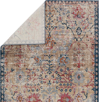 Jaipur Living Swoon Elva SWO11 Tan/Blue Area Rug by Vibe