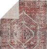 Jaipur Living Swoon Armeria SWO12 Pink/White Area Rug by Vibe Folded Backing Image